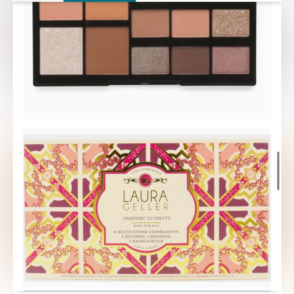 New Laura Geller Passport to Pretty Eyeshadows Blushes Bronzer Highlighter - Picture 6 of 16